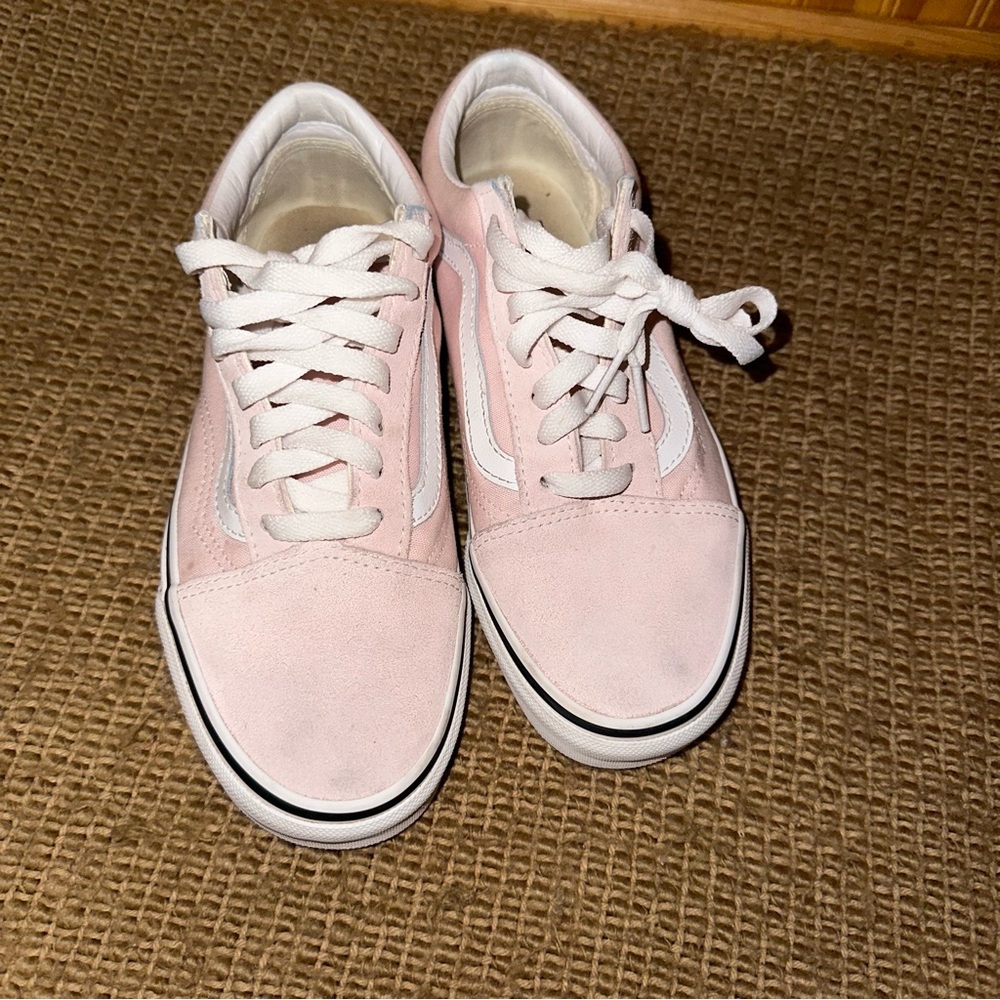 Baby Pink VANS (suede toe box)